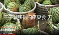 王子璇腰傷舊疾復發(fā) 無法退出新劇拍照靜養(yǎng)醫(yī)治
