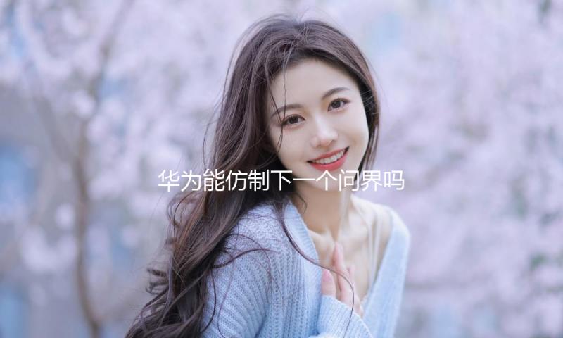 华为能仿制下一个问界吗？