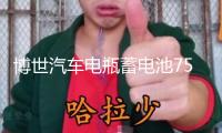 博世汽車電瓶蓄電池75D23適用榮御藍瑟翼神戈藍陸神歐藍德翼豪免