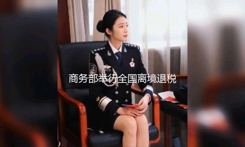 商务部举行全国离境退税作业推动会