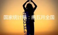國家統計局：前五月全國規劃以上工業企業贏利下降1.1%