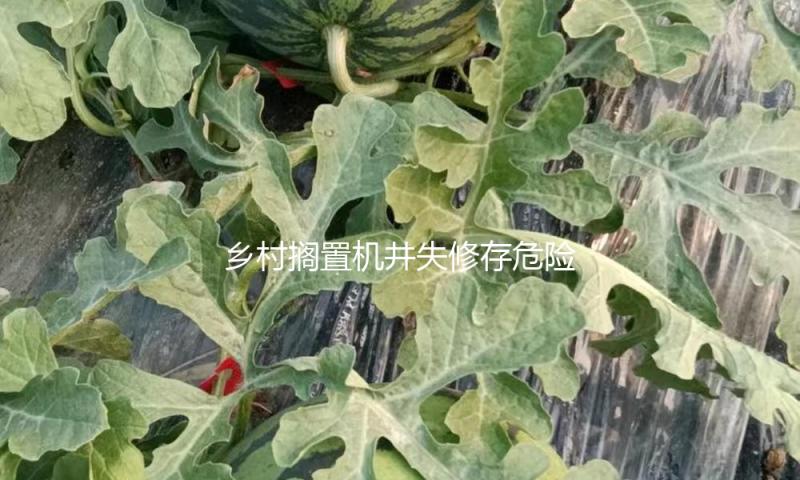 乡村搁置机井失修存危险（身边事）