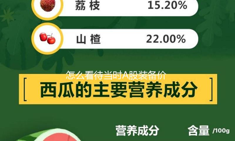 怎么看待当时A股装备价值？中心汇金公司答问 — 新京报