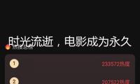 時光流逝，電影成為永久的回憶