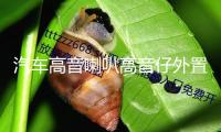 汽車高音喇叭高音仔外置改裝車載小高音頭音響12V24V無損通用一對