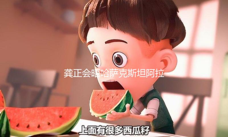 龚正会晤哈萨克斯坦阿拉木图州州长苏尔丹加济耶夫