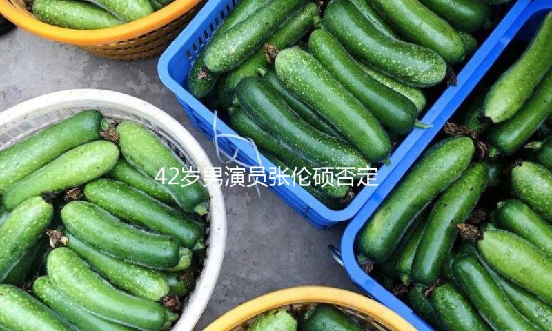 42岁男演员张伦硕否定为了钱挨近钟丽缇