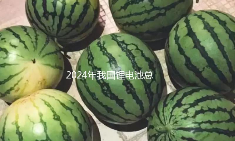 2024年我国锂电池总产量同比增加24%